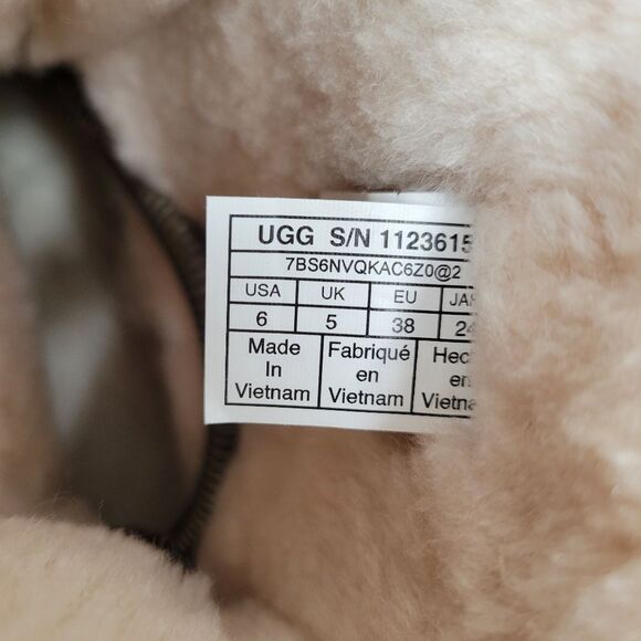 Ugg Classic Pink Metallic Spots Chesnut Sparkle Boots Women's Size 6 - Picture 7 of 16